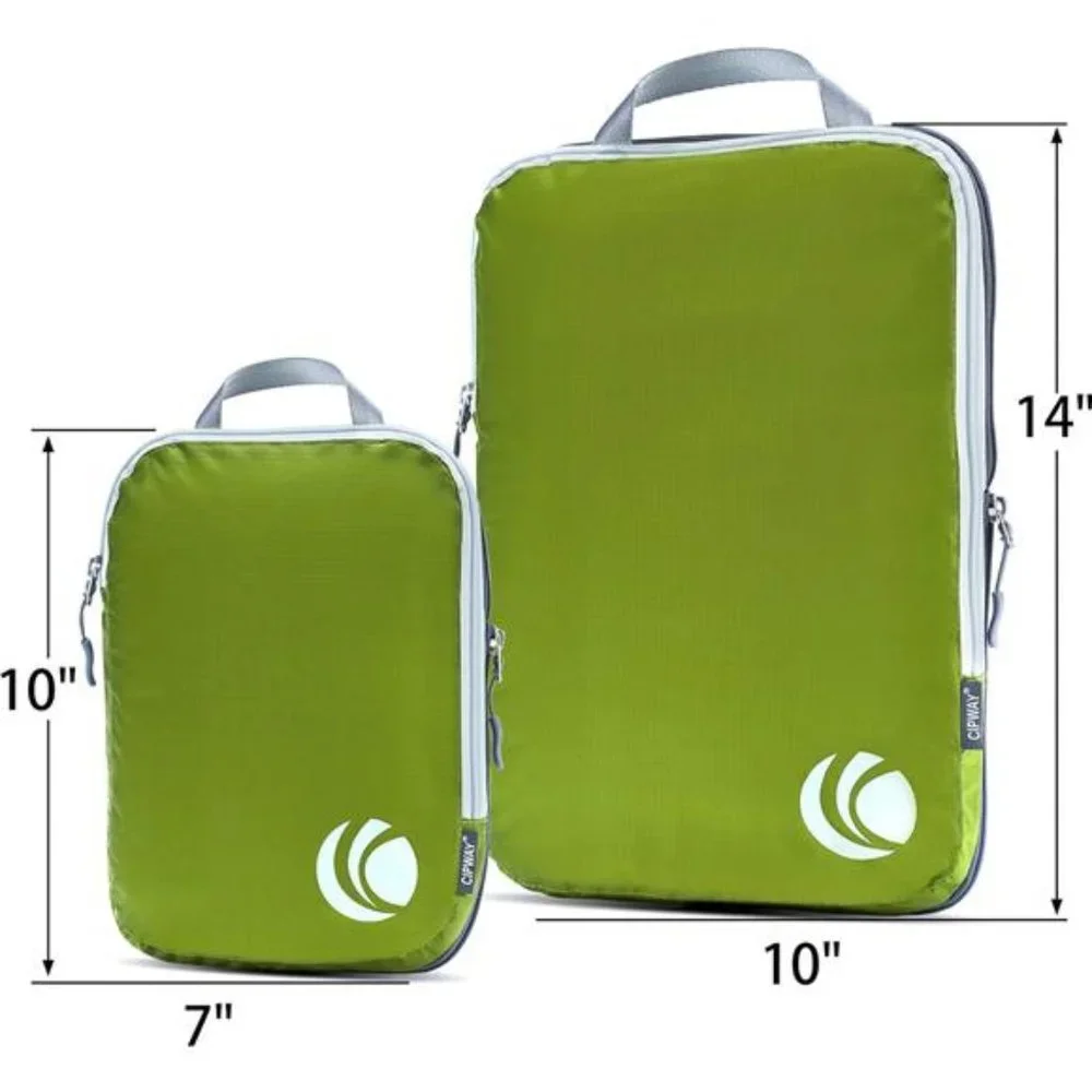 Compression Packing Cubes Set, Ultralight Expandable Travel Packing Organizers